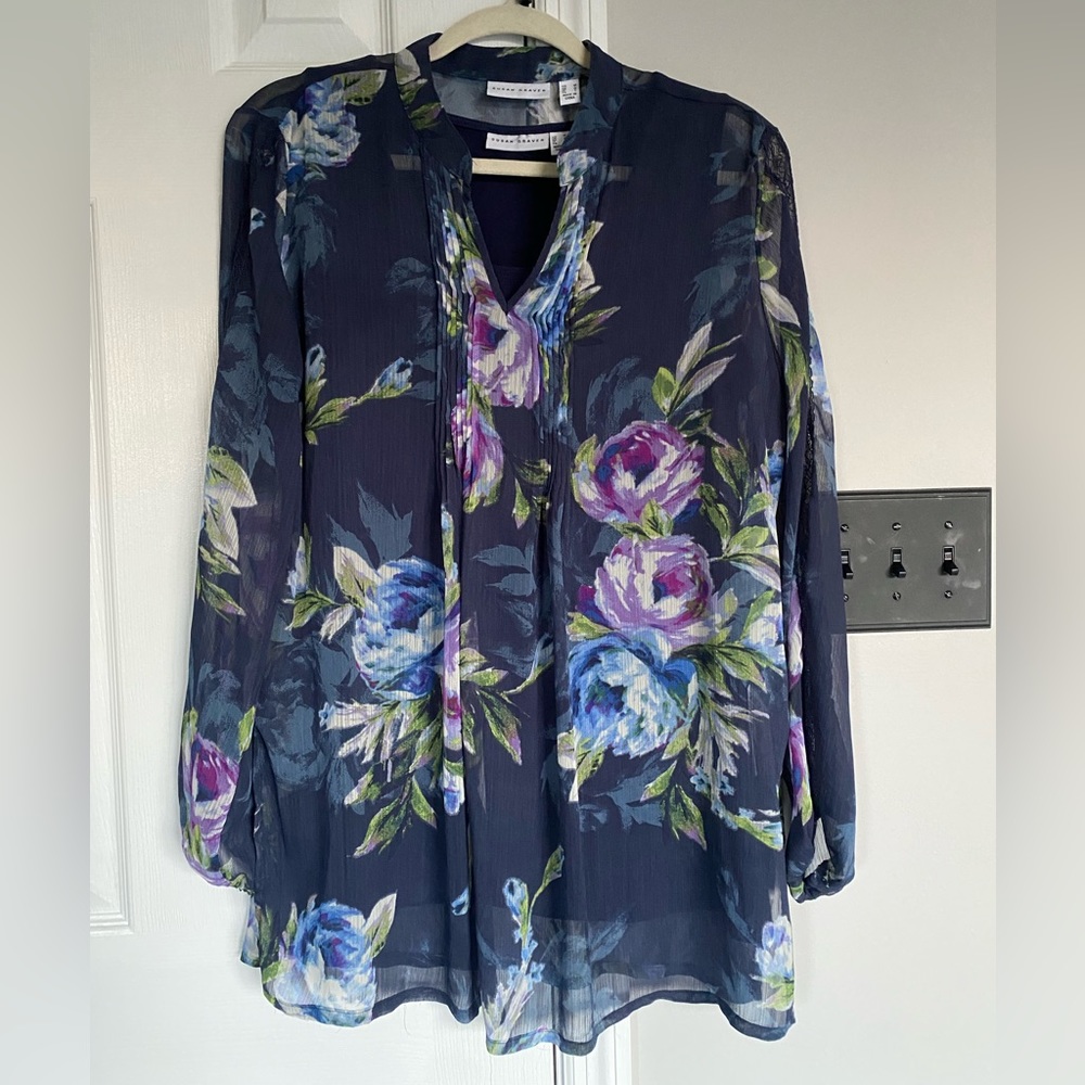 Susan Graver Tunic Set, Size M